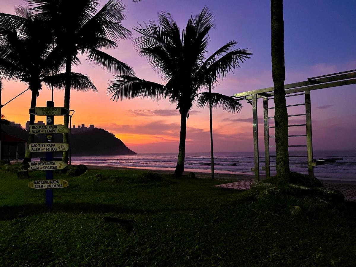 Frente Pro Mar - B - Praia Do Tombo - Beachfront Apartamento Guarujá Exterior foto